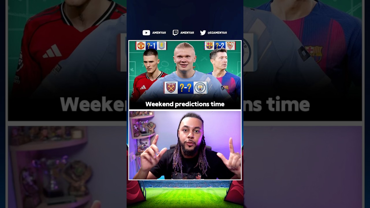 QUICKFIRE Weekend Predictions! ft. Prem, La Liga and Serie A! 🔥
