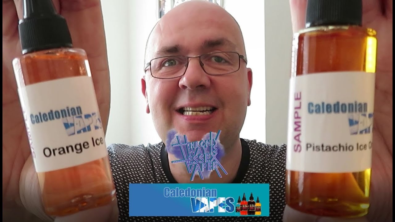 Caledonian Vapes Part 1 -  Orange Ice & Pistachio Ice Cream Eliquid Reviews