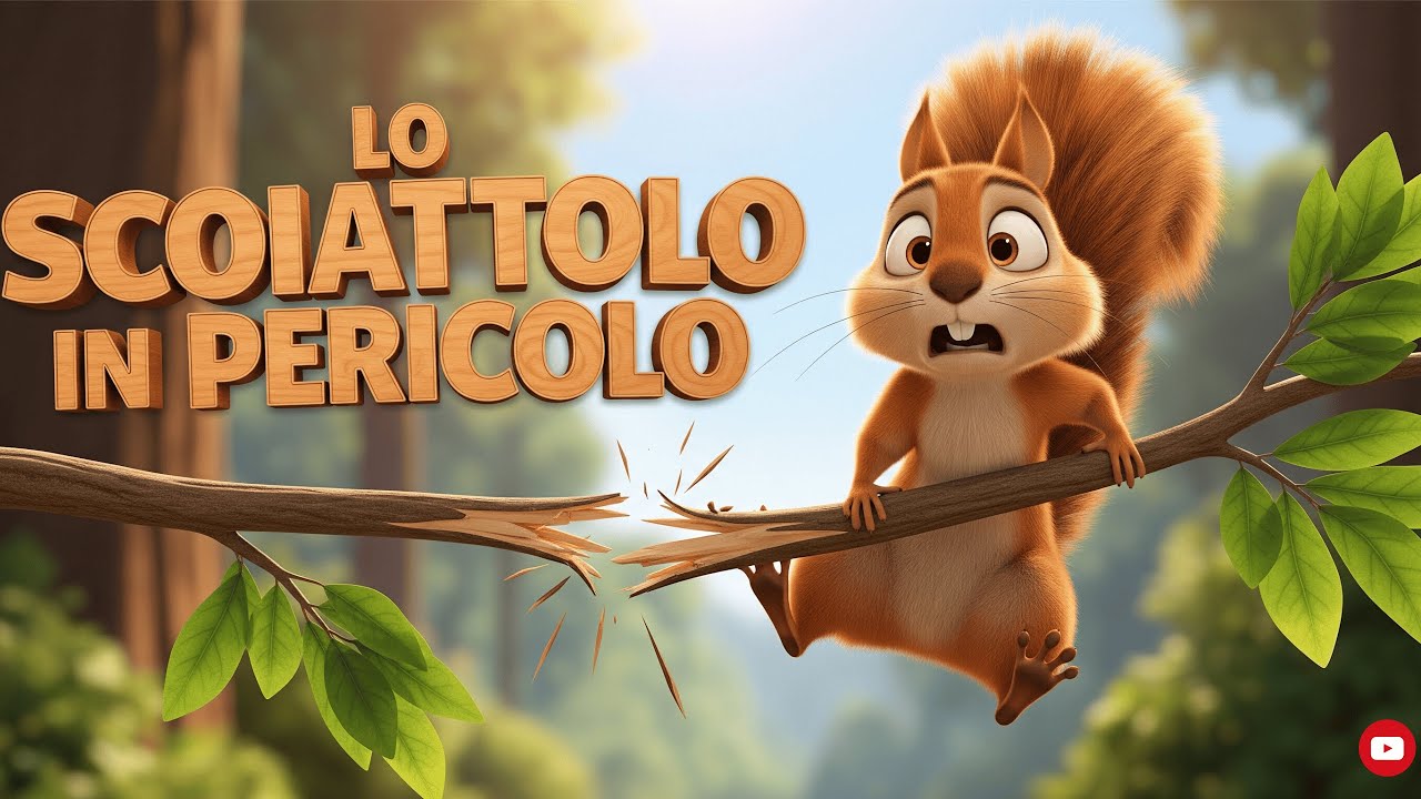LO SCOIATTOLO IN PERICOLO 🥺 🐿️🐰| Cartoni per bambini | Storia per bambini | Video per bambini |