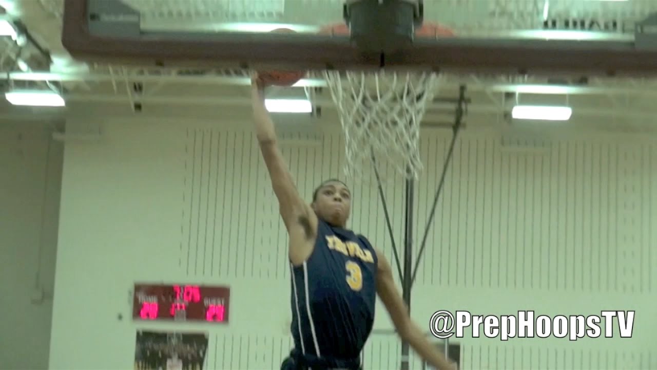 Greg Elliott 2017 East English Village DUNKS OVER DEFENDER