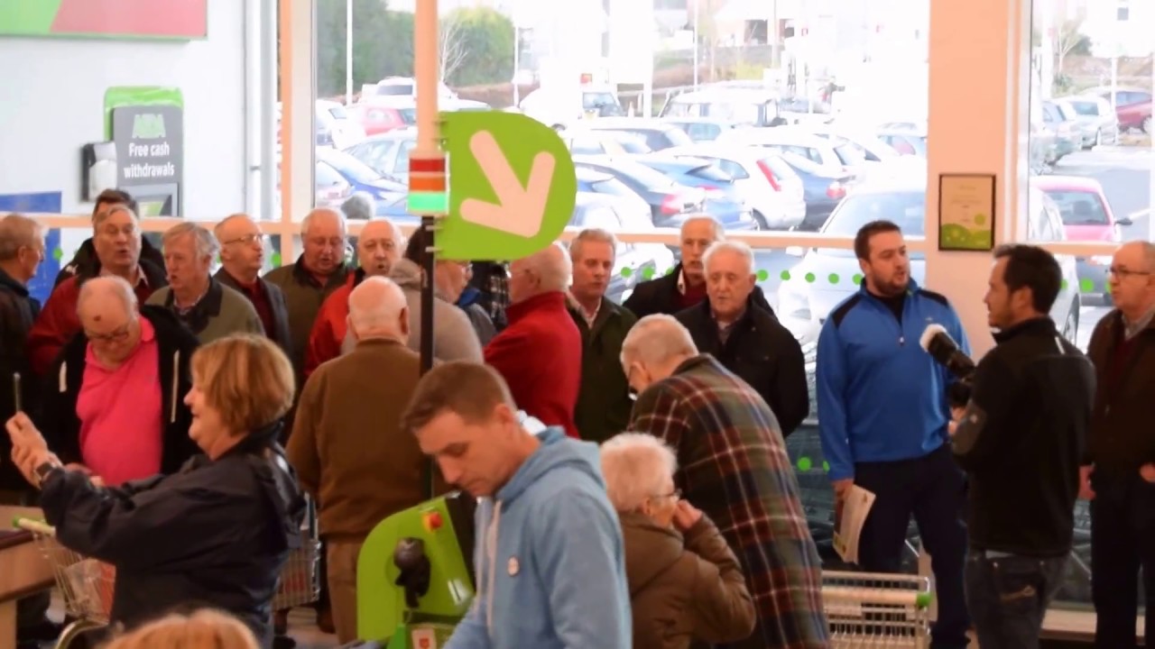Dunvant choir at Asda Gorseinon(Swansea)