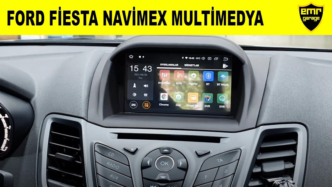 Ford Fiesta Navimex yeni android multimedya ekran - Emr Garage Ankara