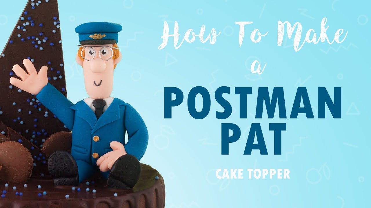 Postman Pat Cake Topper Tutorial | Sugar Figure How To | Cherry Toppers
