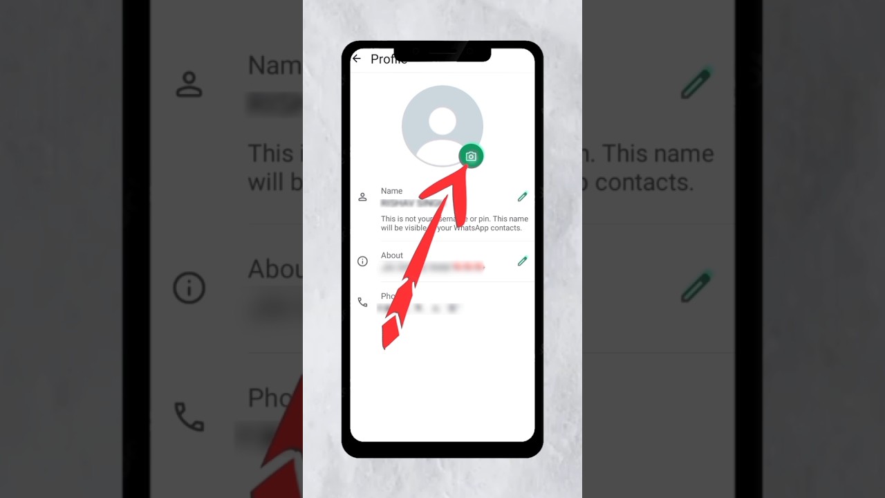 Whatsapp dp change kaise karen 😱 How to change whatsapp profile pic | #shorts