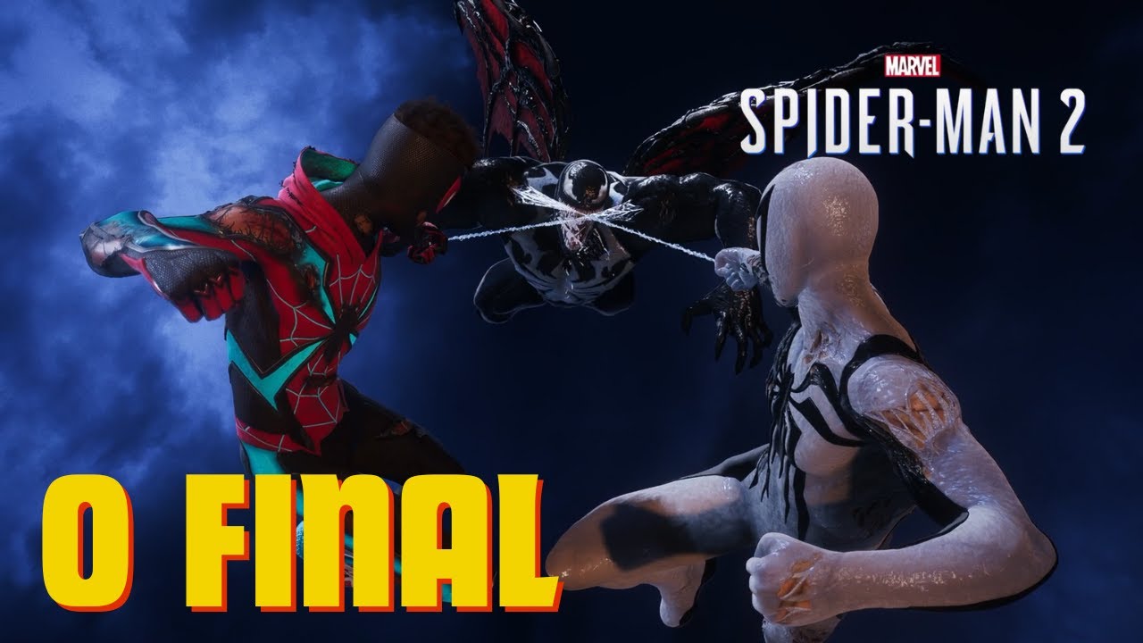 SPIDER-MAN: 2 Chefe Final & Finais Dublado PT-BR (PS5)Luta Completa VENON & Todos os Finais
