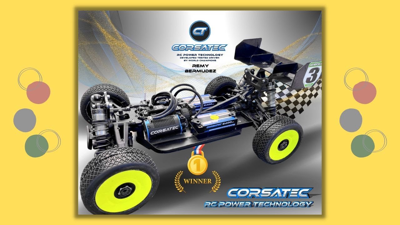 RCSpecial.com RadioControl 12/04/23 IYokomo Team Corsatec Success XRAY XT8 24 Lens 1/8 Wing