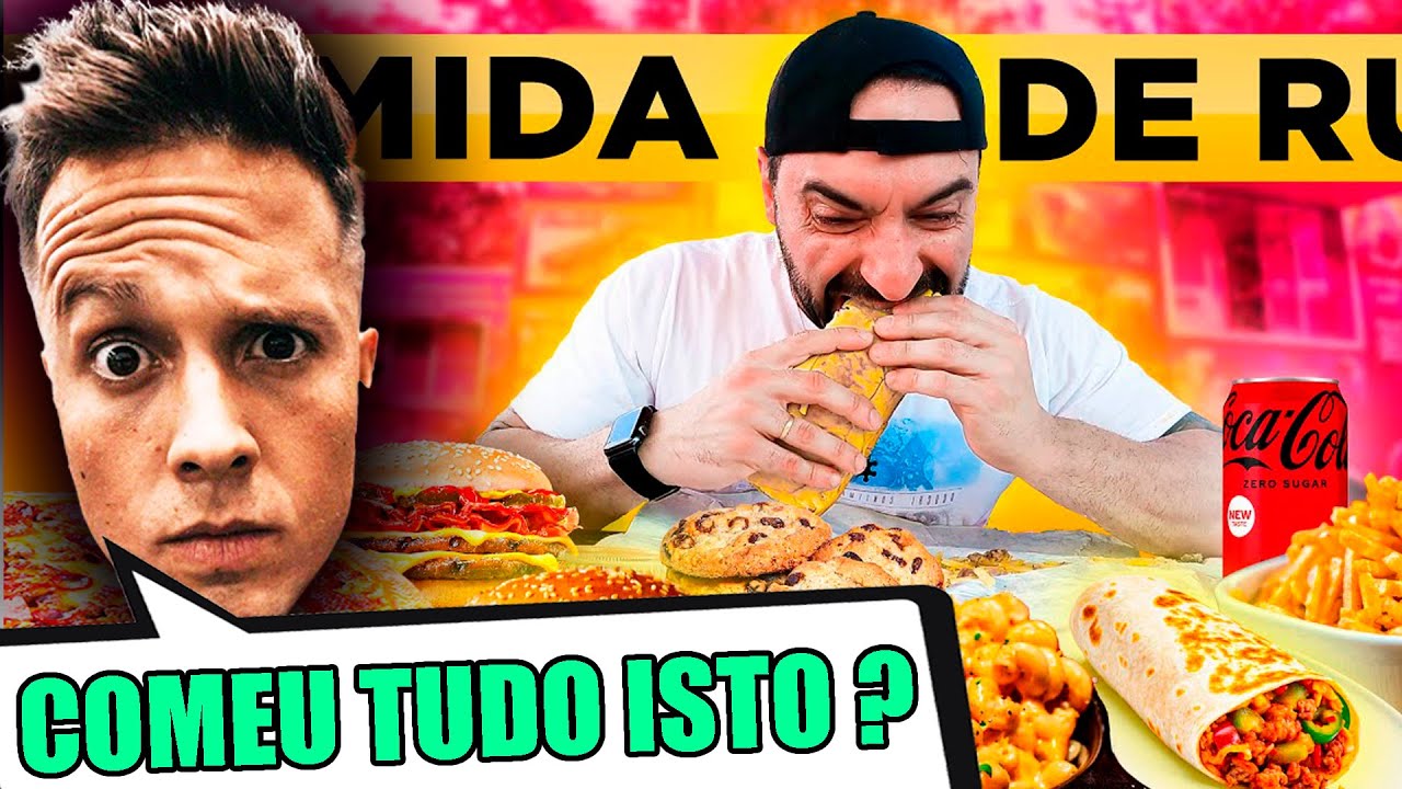 BRUNO MOTA reage a CORBUCCI / Devorando COMIDA de RUA em Orlando!! World FOOD TRUCKS