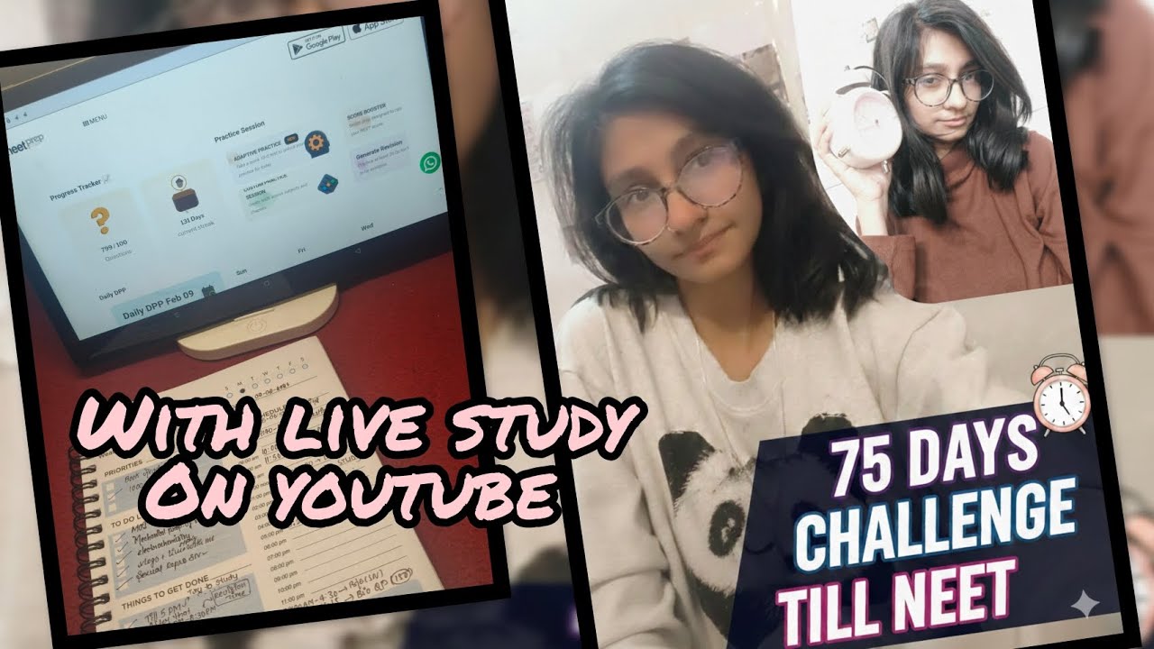 75 days challenge with neet #neet #neet2026 #study #exam #studyvlog 