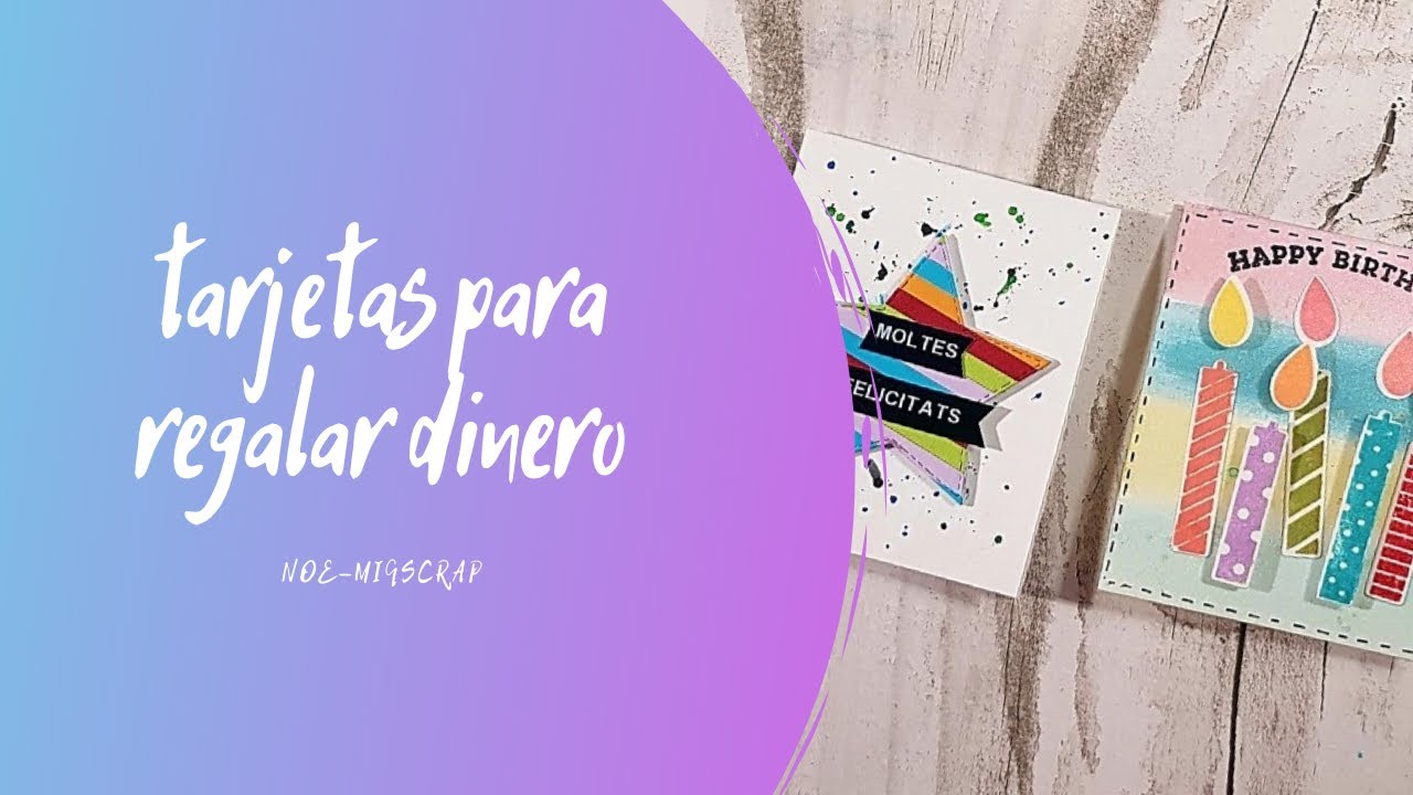 como hacer una tarjeta para regalar dinero