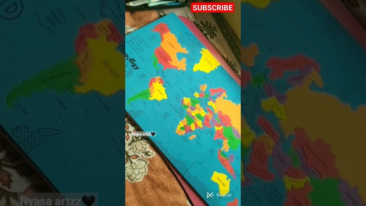 Map puzzle with world's 100 largest countries 🗺️🗺️🗺️ (MAPOLOGY) #subscribe #viral  #mapology