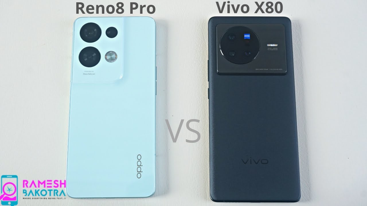 Oppo Reno8 Pro vs Vivo X80 Speed test and Camera Comparison