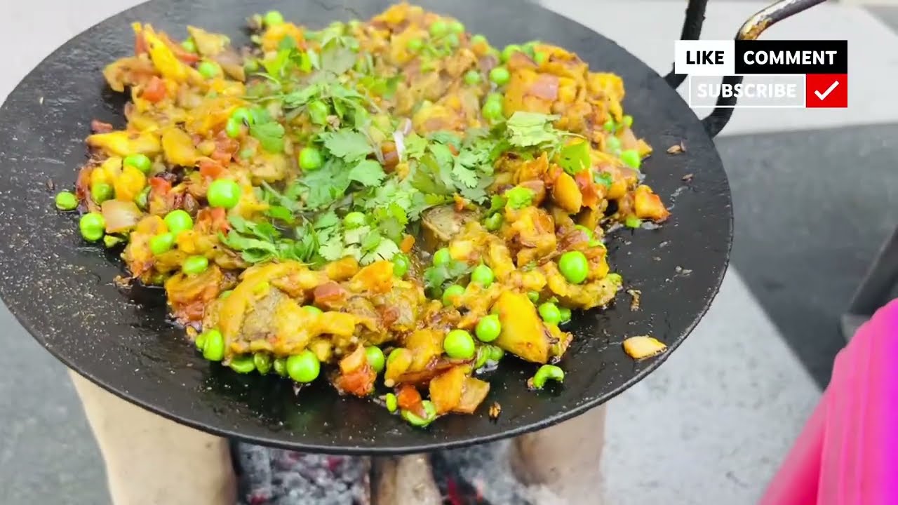 Doctor भी हैरान! चूल्हे की आग में भुना और तवे पर बना बैंगन भरता Tawa Baingan Bharta Healthy Recipe🍆