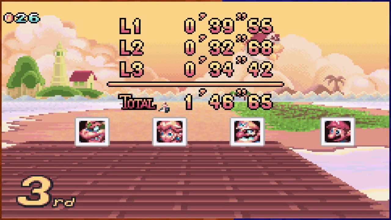 Mario Kart: Super Circuit Gameplay No Commentary #4 (GBA Color Filter)
