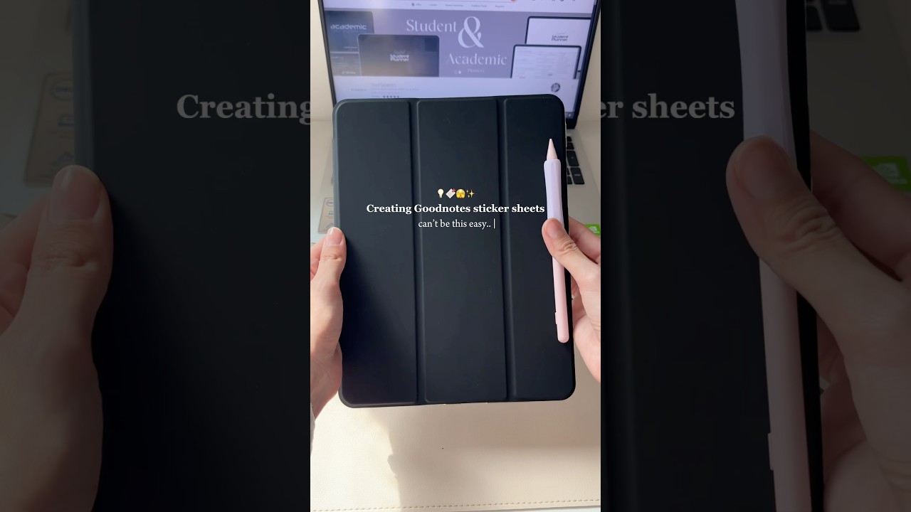 Create Goodnotes Sticker Sheets In Few Simple Steps 🔖 #digitalstickers #goodnotes