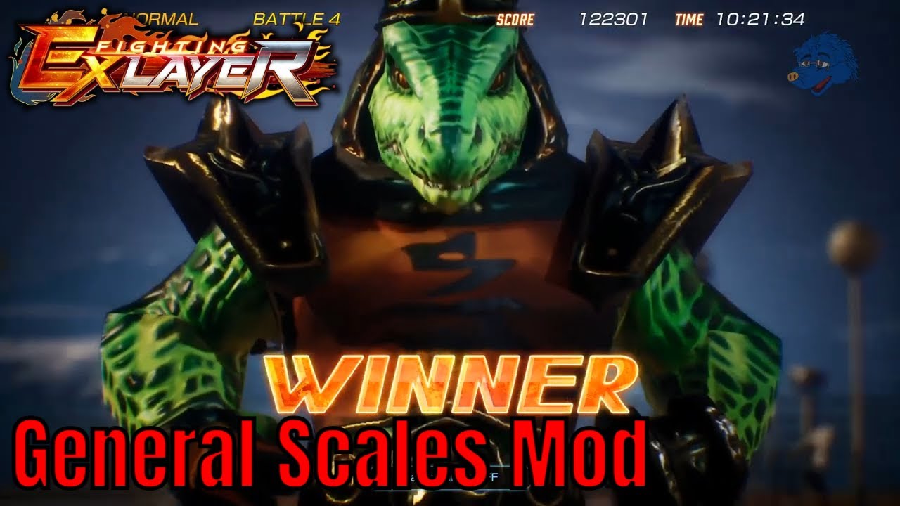 Fighting EX Layer - Arcade Mode: Darun (General Scales Mod)