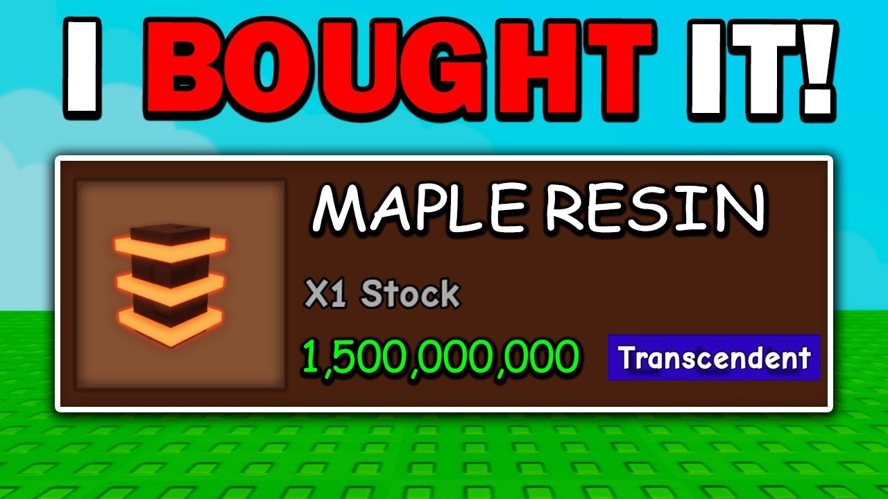Я КУПИЛ СЕМЕНА КЛЕНОВОЙ СМОЛЫ!! в Grow a Garden ROBLOX