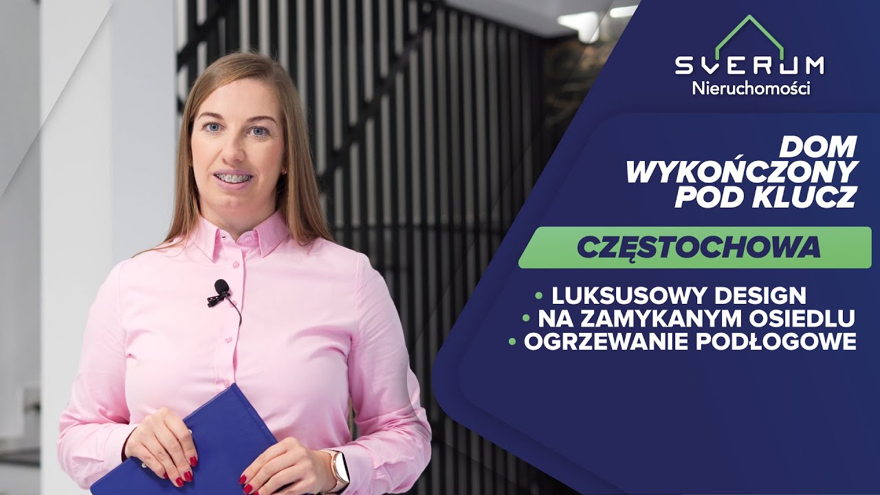 Luksusowy Dom wykończony pod klucz na zamykanym osiedlu - Częstochowa - SVERUM | 4K