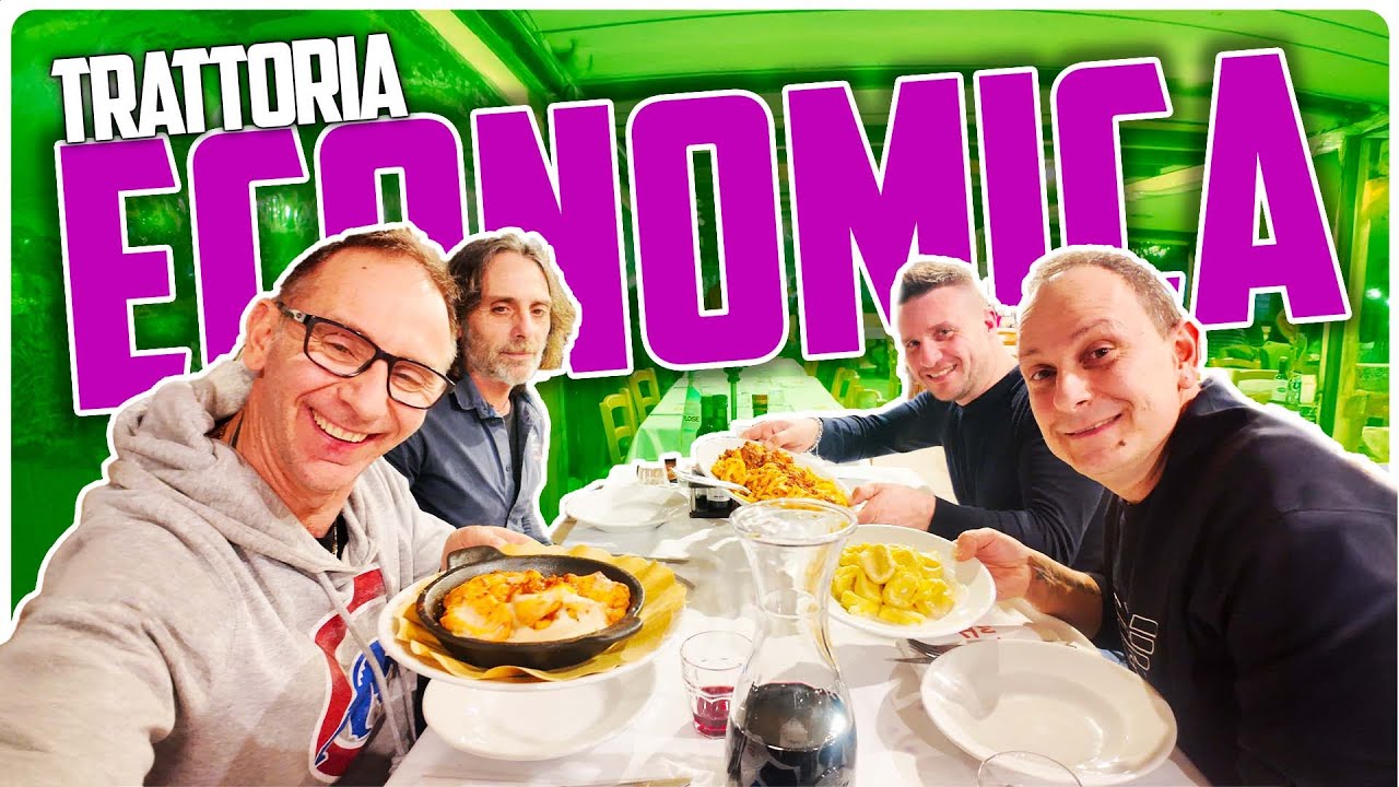 Mangio in una TRATTORIA SUPER ECONOMICA ROMAGNOLA