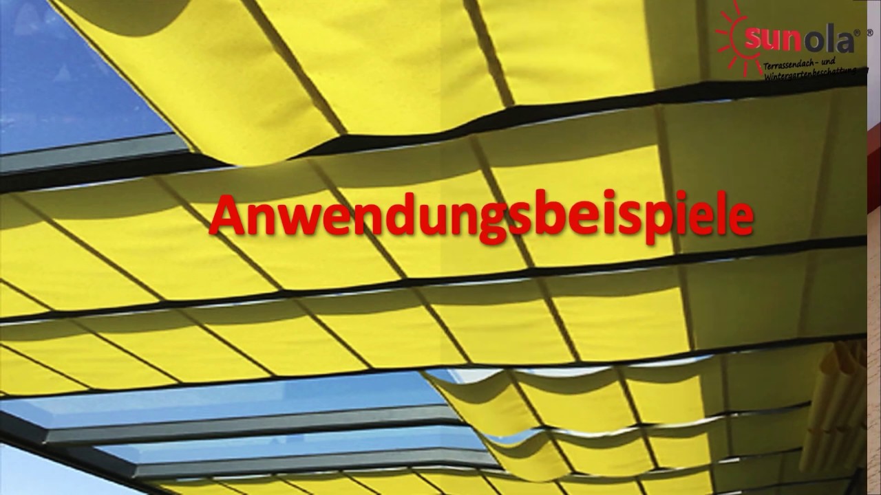 SUNOLA Beschattungen f&uuml;r Terrassend&auml;cher und Winterg&auml;rten