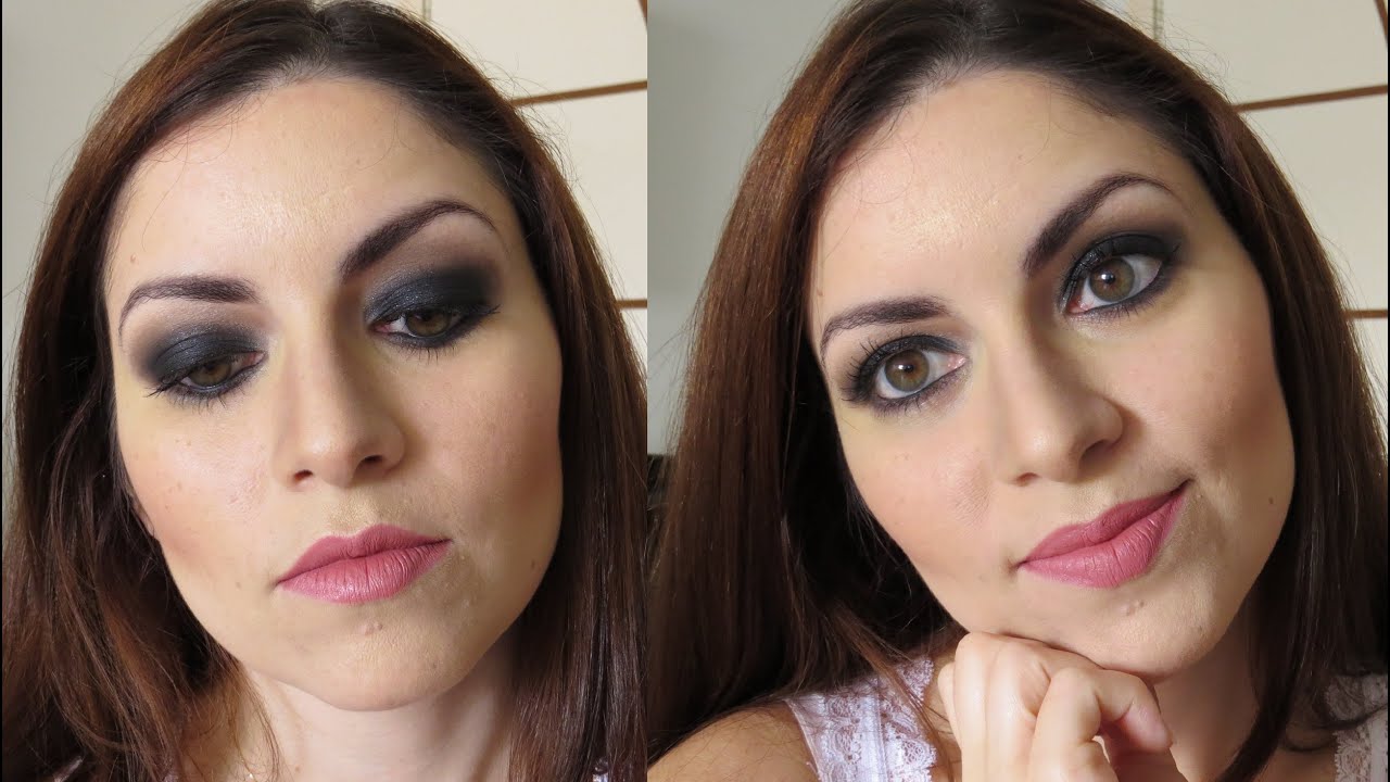 Maquiagem preta esfumada (Smokey eye)