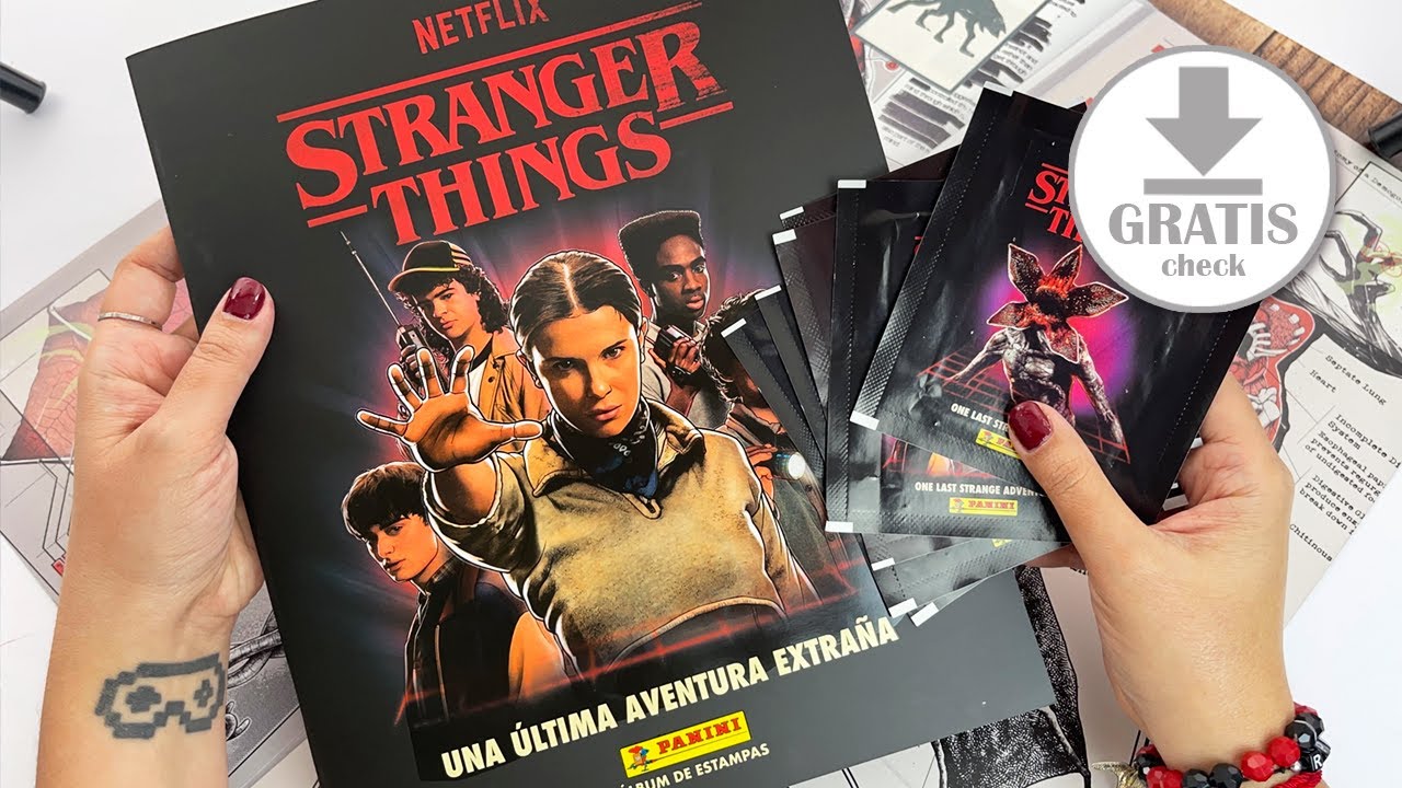 ¡Sin SPOILERS! 🚴‍♀️ Album Review STRANGER THINGS Panini 📑 GRATIS Checklist