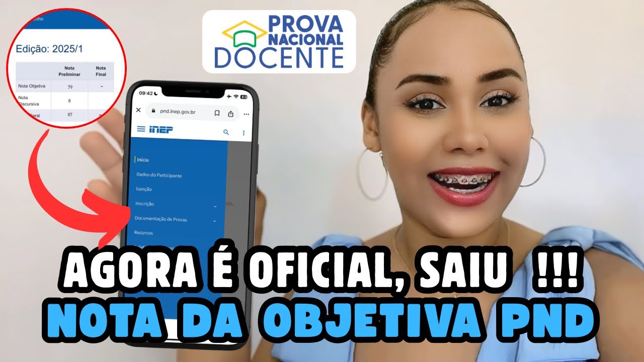 COMO CONSULTAR A NOTA DA OBJETIVA DA PND