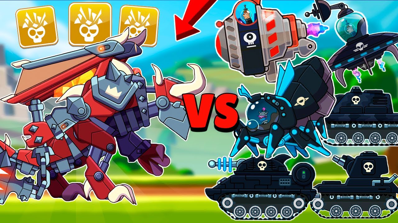 TANK IMMORTAL and HEADSHOT BOOSTER VS ALL BOSSES in Hills of Steel. Tank Boss Battle