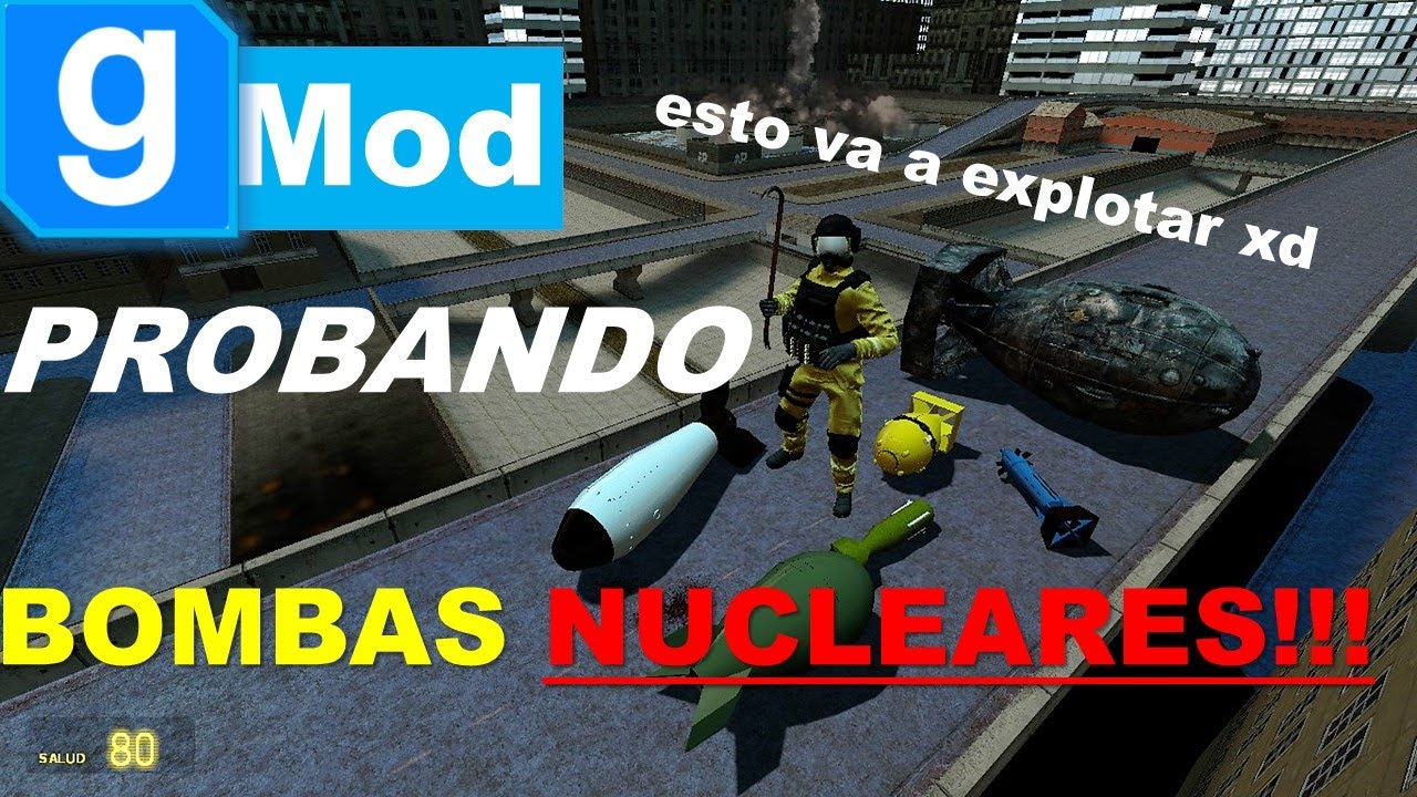 Probando Bombas NUCLEARES con Maxwell en Gmod!!!😨🤣🎇 #gmod