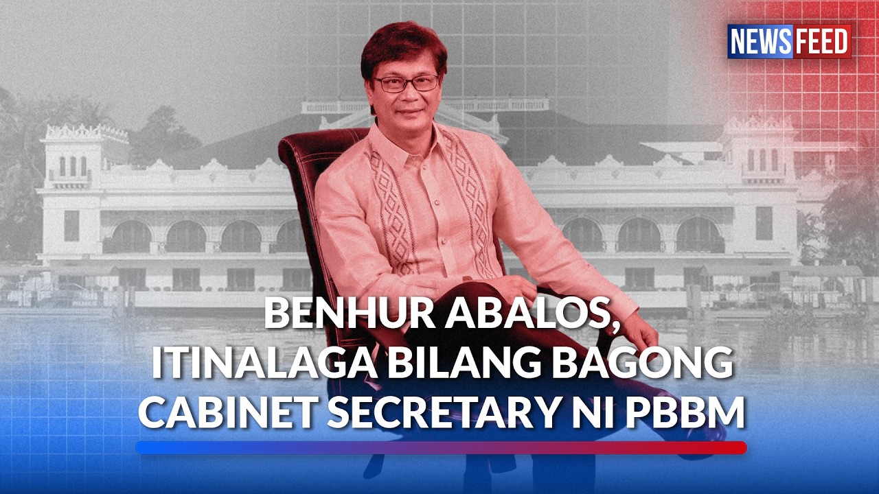 Benhur Abalos, itinalaga bilang bagong Cabinet Secretary ni PBBM | GMA News Feed