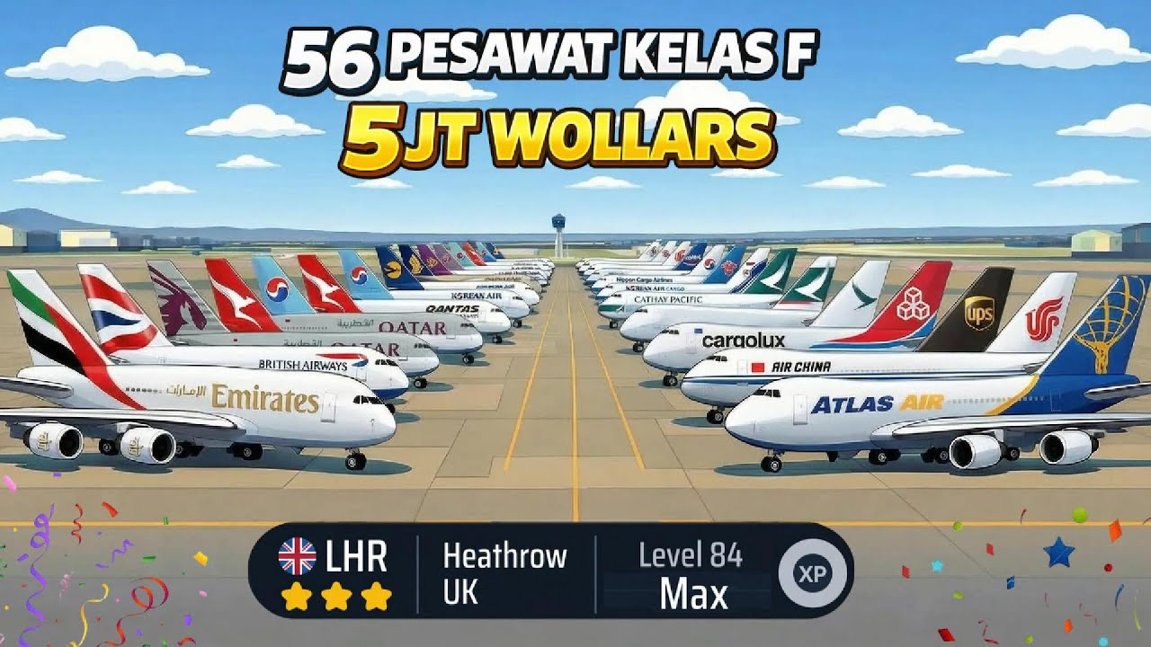 AKHIRNYA AKU MENCAPAI LEVEL MAX DI BANDARA LHR  (HEATHROW) Part 111 #worldofairports