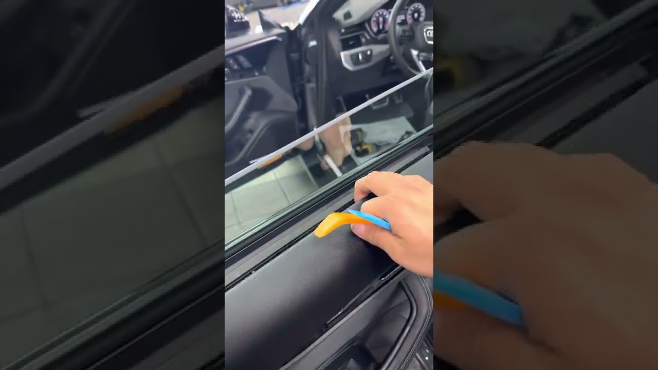 2023 Audi A5 front and rear door sweep removal