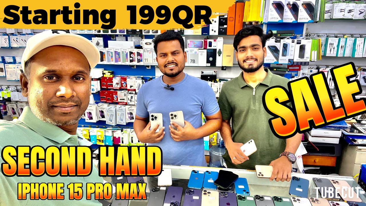 Qatar's secondhand mobile market | iPhone 15 pro max price in Qatar | Qatar mobile market