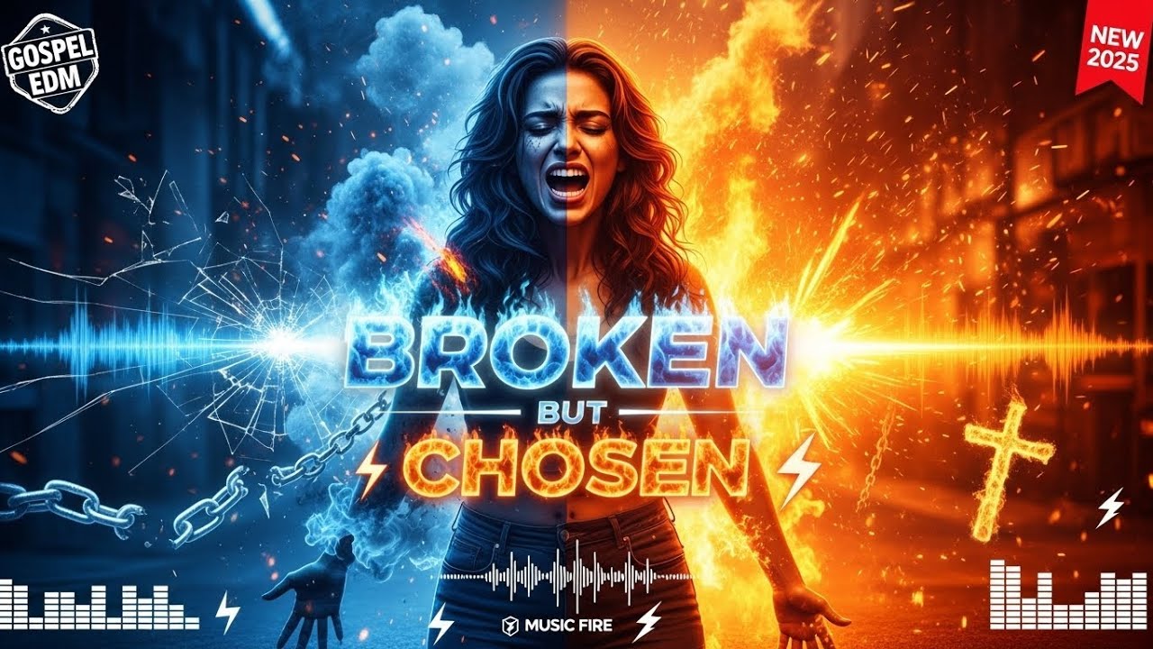 Broken But Chosen 🔥 Powerful Gospel EDM 2025 | Christian Trap Worship Music | Testimony Song