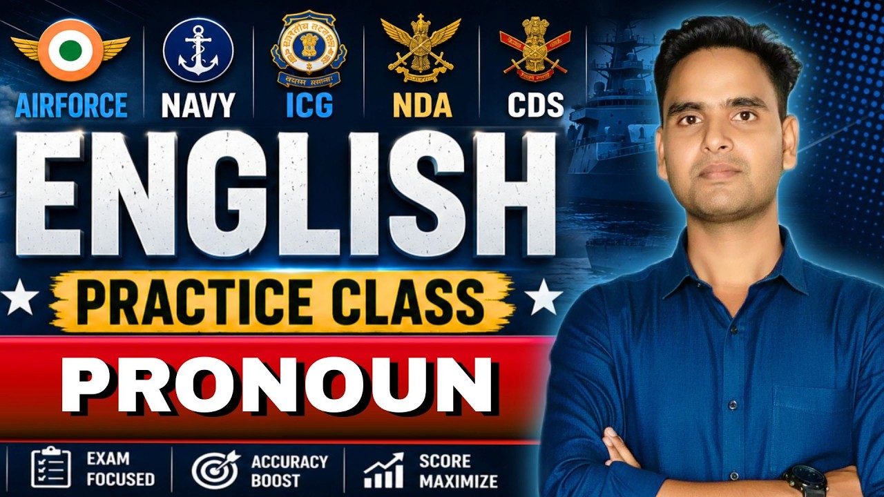 Pronoun Practice Questions | Air Force, Army, Navy, Nda, Cds, SSC Exams | English By Sandeep Yadav