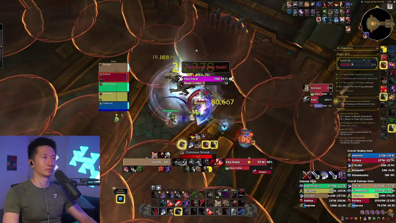 PTR SLAYER ARMS IS BACK (and Colossus nerfed, rip bleed build) - 4315io DPS Warrior