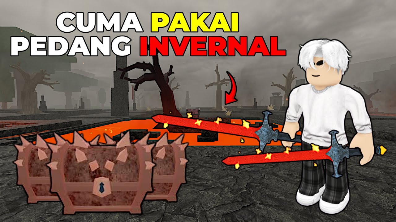 Aku Bertahan 99 Hari Cuma Memakai PEDANG INVERNAL! 🔥🔥