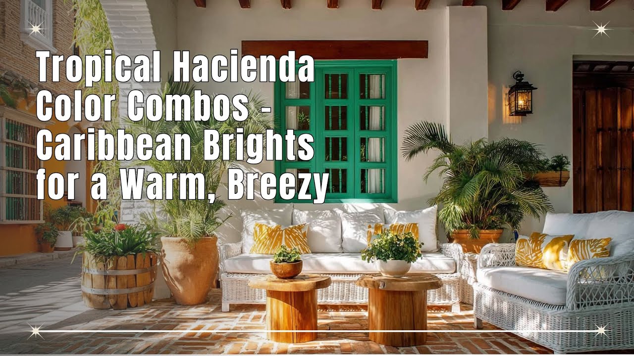 Tropical Hacienda Color Combos - Caribbean Brights for a Warm, Breezy Feel