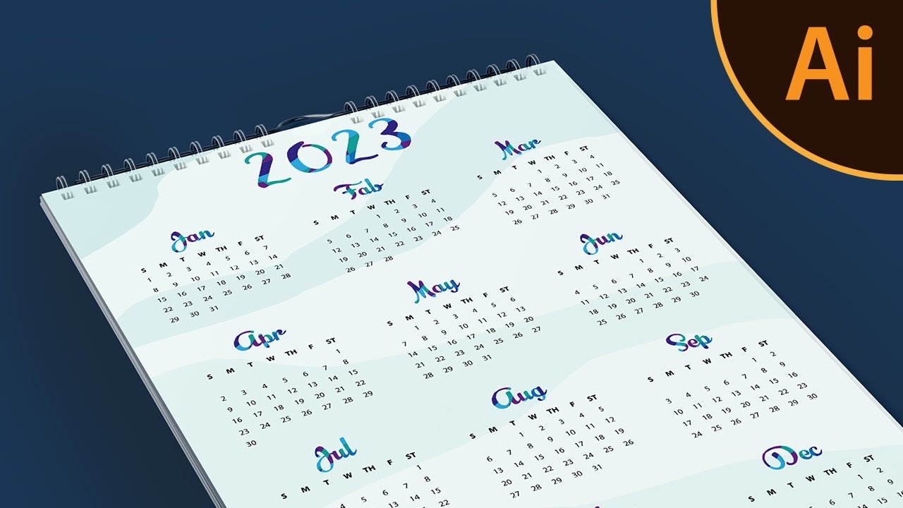 How to create a calendar in Adobe Illustrator