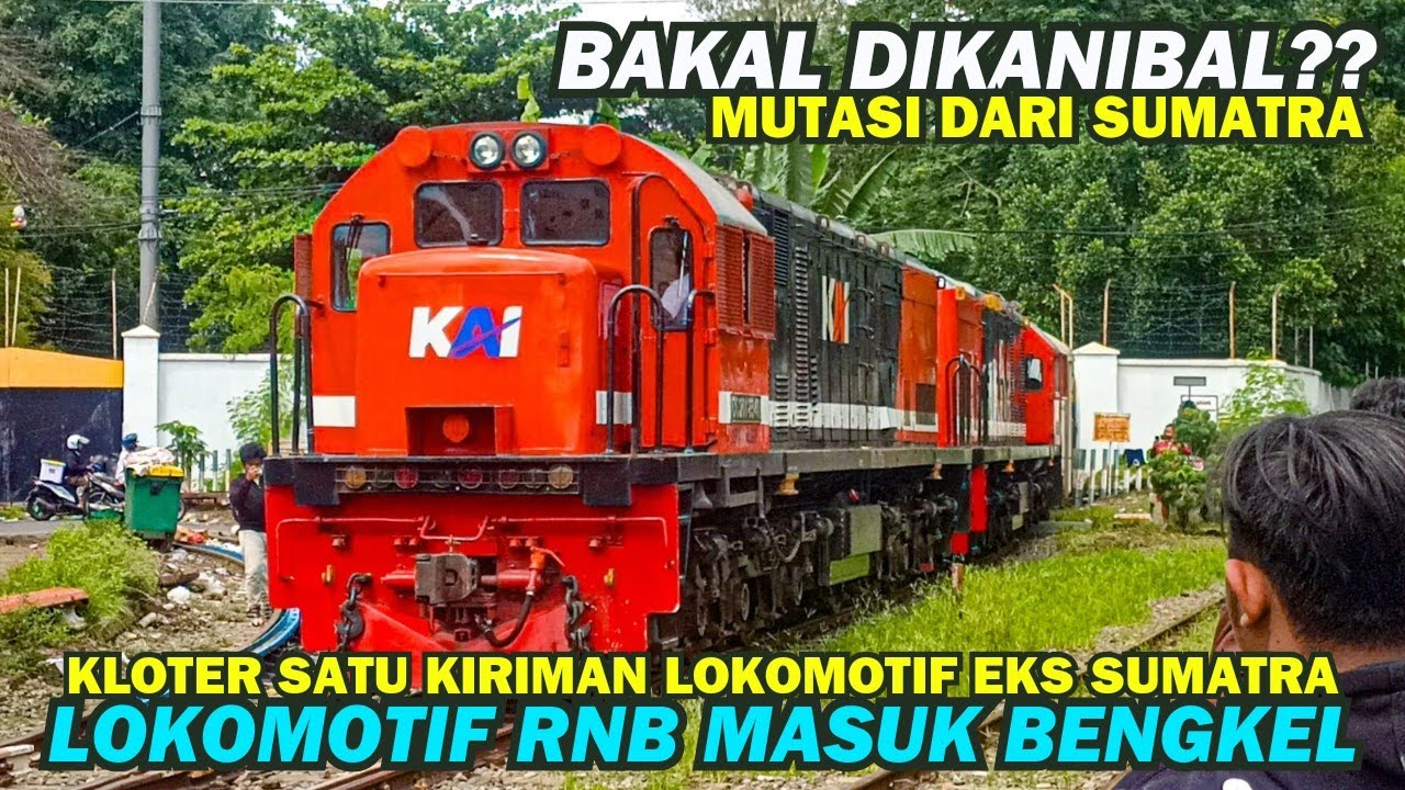 AKHIRNYA TIBA DI JOGJA!! Lokomotif CC 201 RNB Sumatra Masuk Bengkel Kereta Api Balai Yasa Yogyakarta
