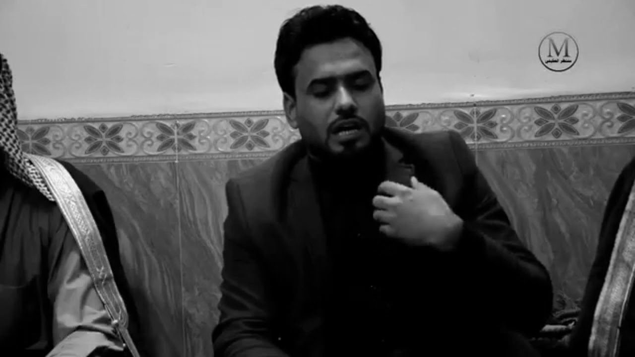 الشاعر مهدي الزبيدي في مجلس عزاء الشاعر حسين محسن الجبوري