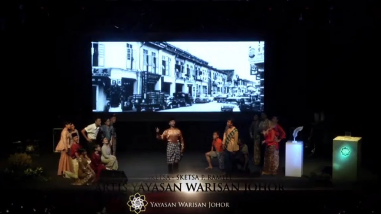 SKETSA-SKETSA P.RAMLE | ARTIS BUDAYA YAYASAN WARISAN JOHOR