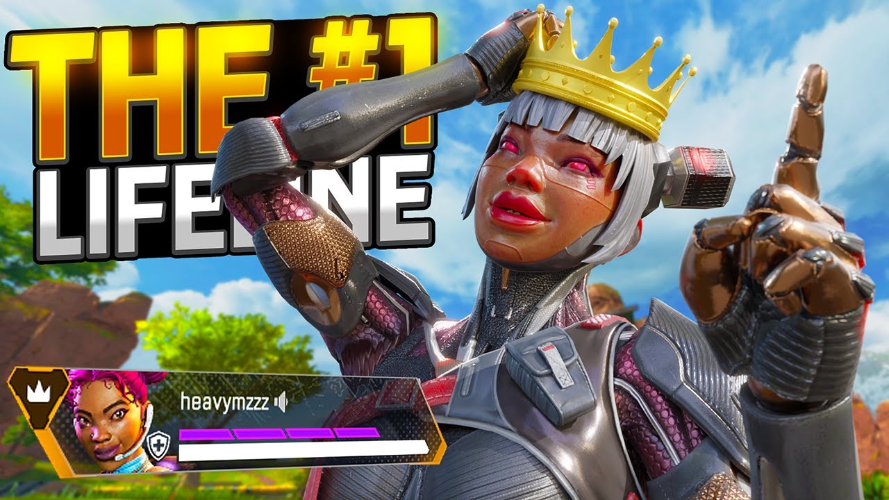 Лайфлайн РАНГА №1 в Apex Legends (30 УБИЙСТВ и 8400 ед. урона)