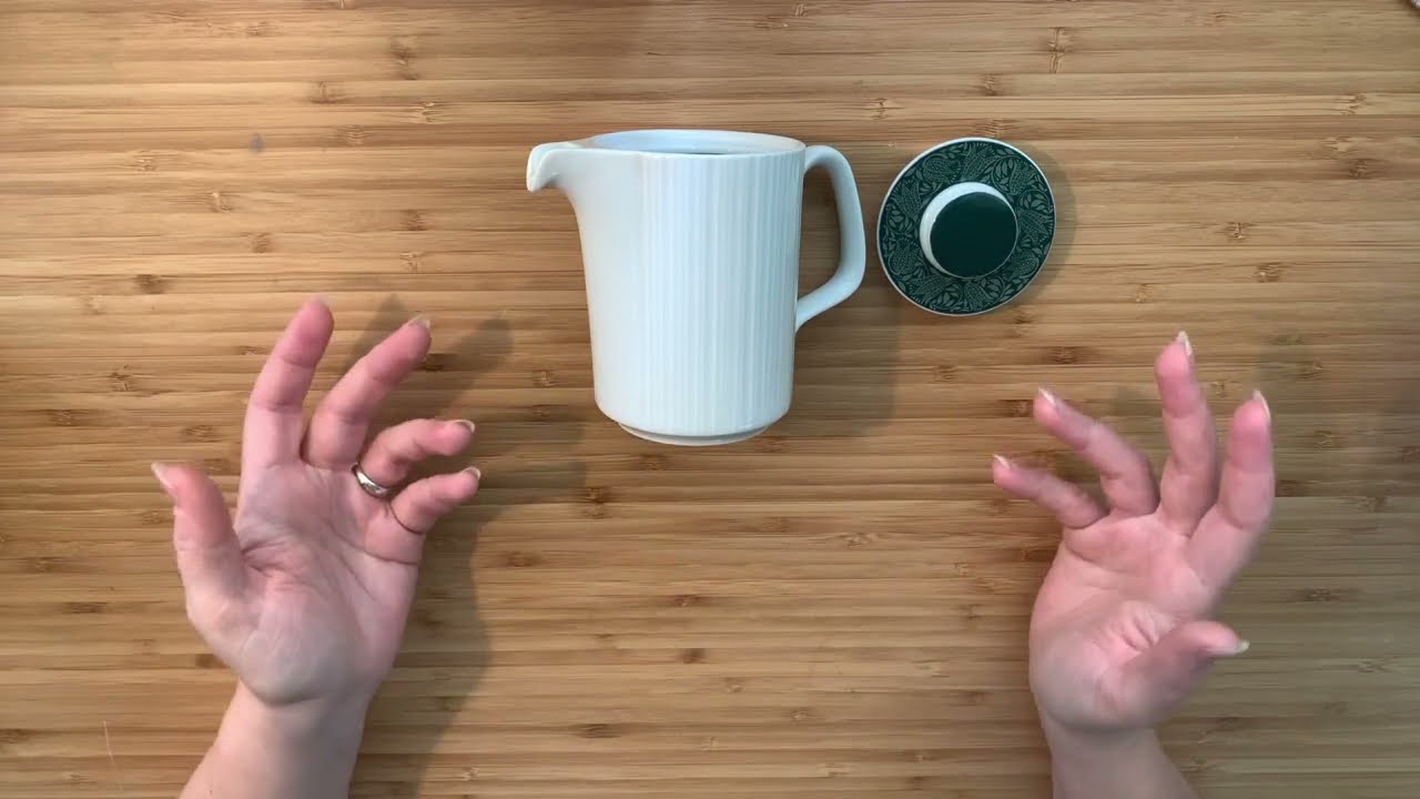 Rosenthal Variations Coffee Pot with Green Trim (1960s)