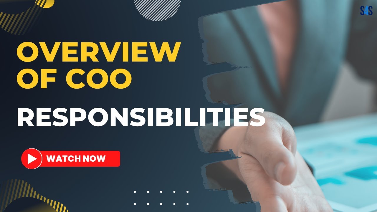 Overview Of COO Responsibilities | Scaling for Success