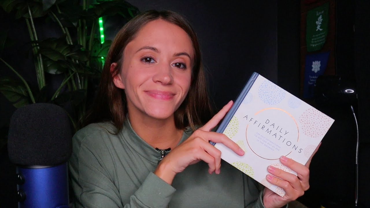 ASMR / Affirmations for Abundance and Prosperity (whispering, tapping, page turning)