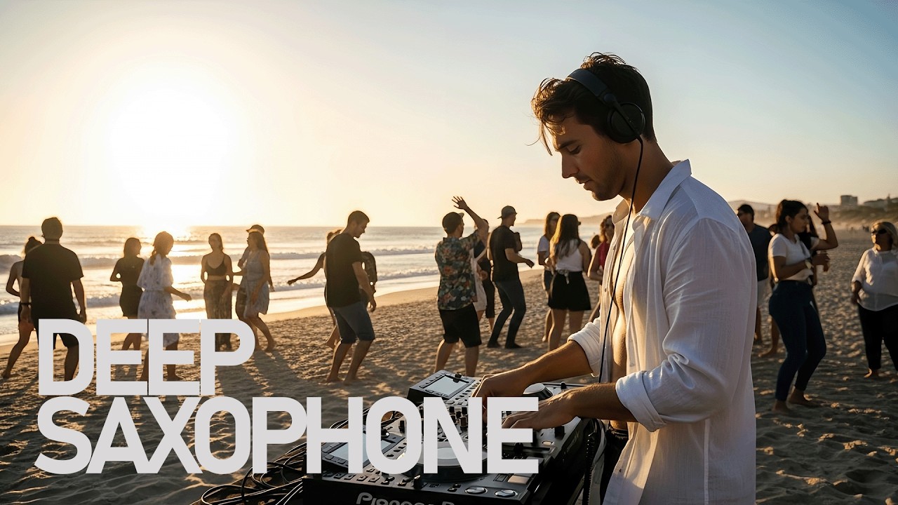 🏖️🎉 Deep House Saxophone – Beach Party Mix (Tropical Dance & Good Mood) | 1 HOUR | Deep Saxo Ok?