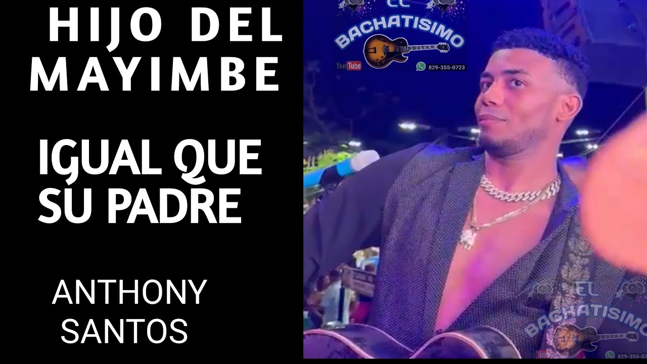 HIJO DE ANTHONY SANTOS, IGUALITO A SU PAPÁ, JORDY SANTOS YO SIN TI