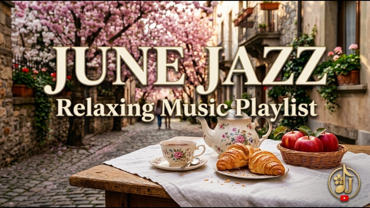 June Jazz ☕ Relaxing Bossa Nova Background Music & Positive Cafe to Upbeat Your Moods