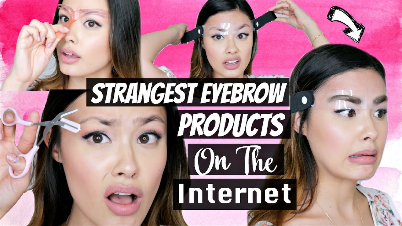 Weirdest Eyebrow Products on the Internet | How to NOT Fill in Your Eyebrows
