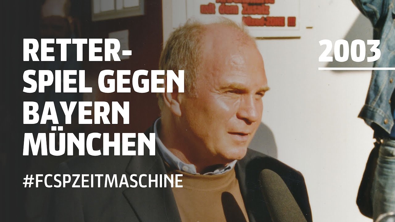 #FCSPZeitmaschine: Die Retter-Kampagne 2003